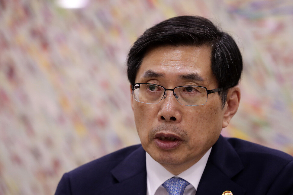 South Korean Justice Minister Park Sang-ki