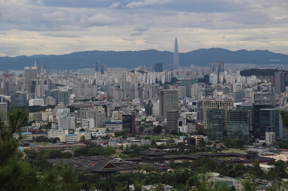 A view of central Seoul