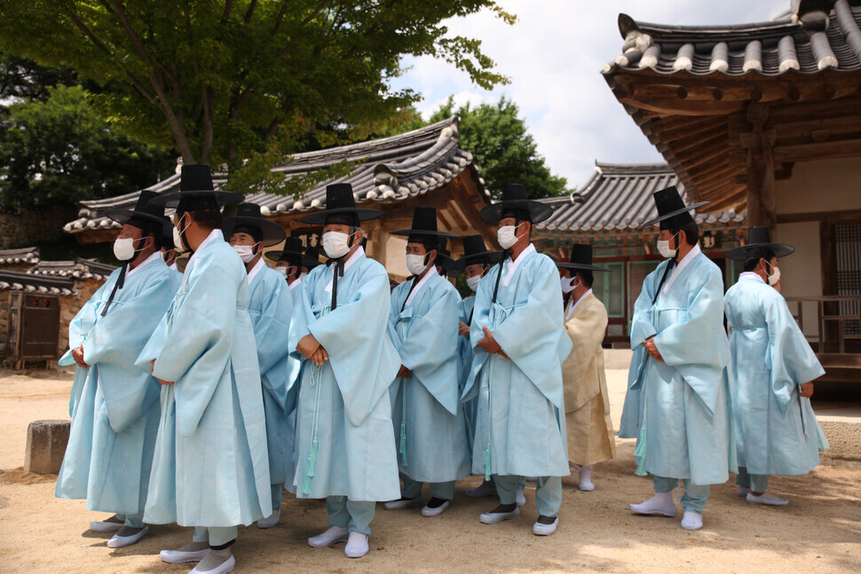 The Sosu Seowon Confucian Academy in Yeongju, North Gyeongsang Province, on July 4. (Shim Yang-jin)
