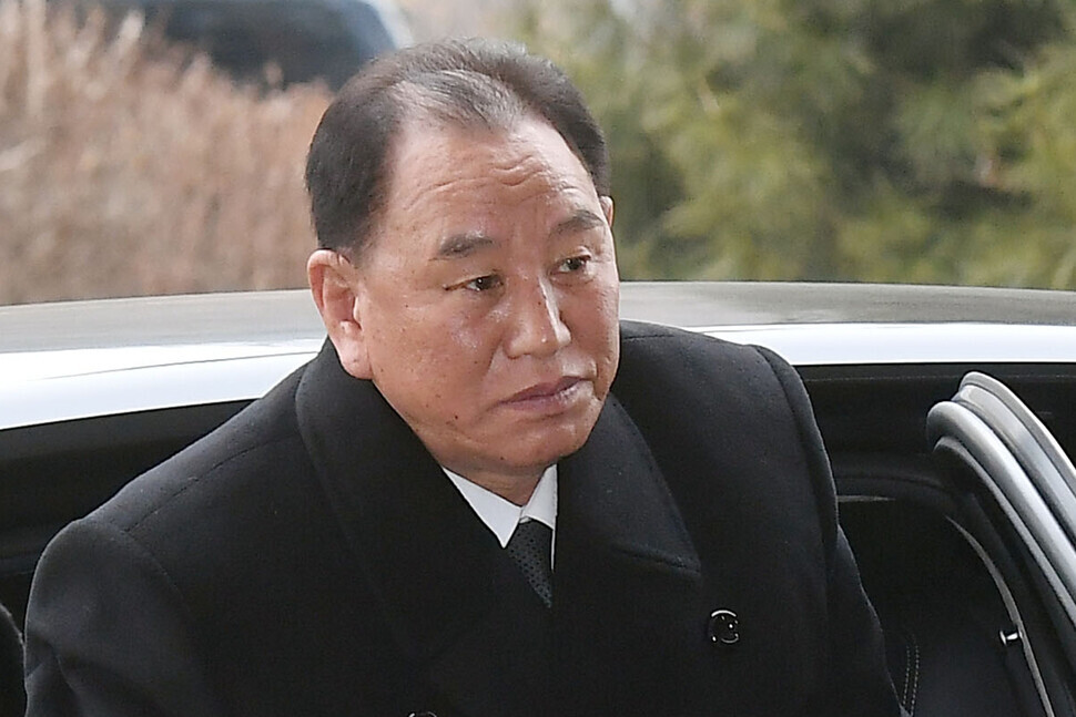 Kim Yong-chol, director of the United Front Department in the Central Committee of the Workers' Party of Korea (Yonhap News)