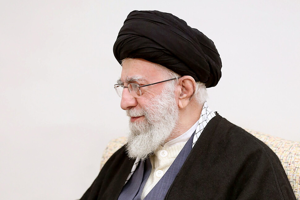 아야톨라 알리 하메네이 이란 최고지도자. 테헤란/타스 연합뉴스