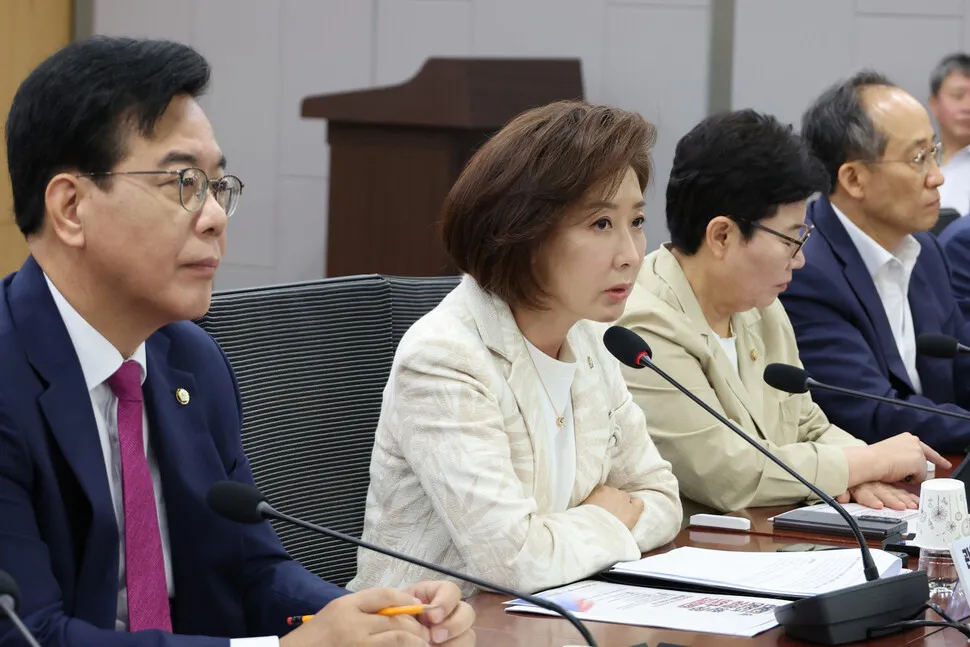 나경원 “윤석열 탄핵 반대 왜 사과해야 하냐…이미 탈당…