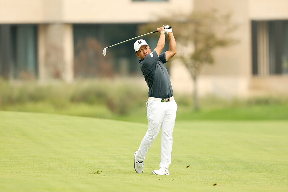 제42회 신한동해오픈에 참가한 스나가와 고스케. KPGA 제공