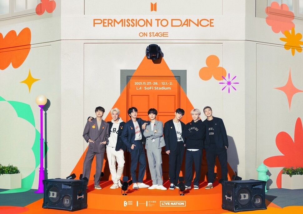 Poster for BTS’ “Permission to Dance on Stage” concerts (provided by BigHit Music)