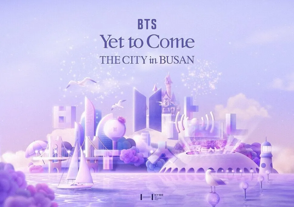 Promotional poster for the upcoming BTS 