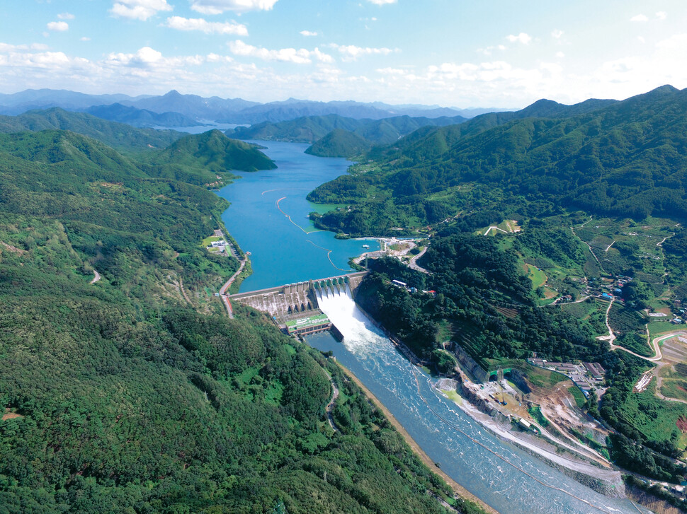 현재의 충주댐. 한국수자원공사 제공