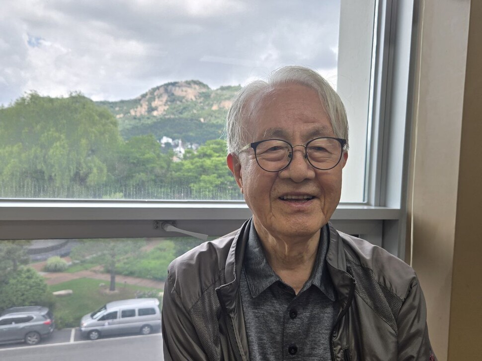 2025년 7월1일 오후 박상진 경북대 명예교수. 청와대 여민2관 사무실에서. 김양진 기자