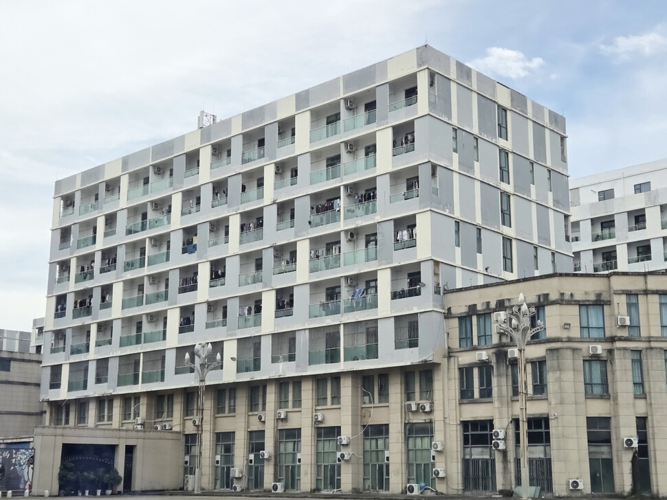 캄보디아 시아누크빌에 있는 범죄 단지로 추정되는 건물 모습. 연합뉴스