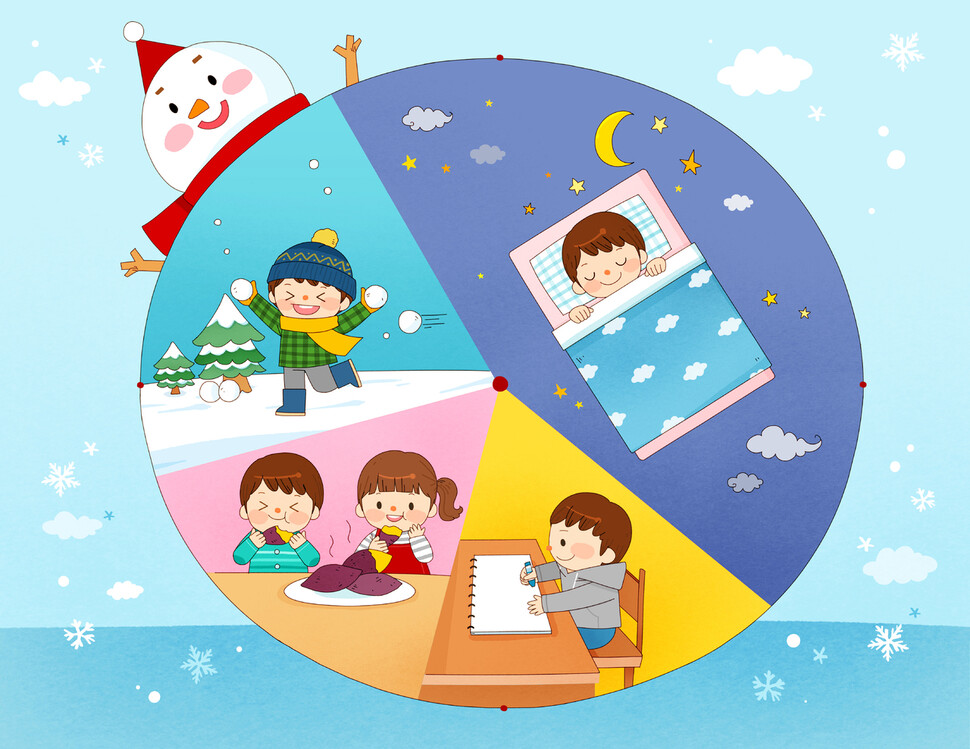 후회 없는 겨울방학?…생활계획표부터 세우세요!