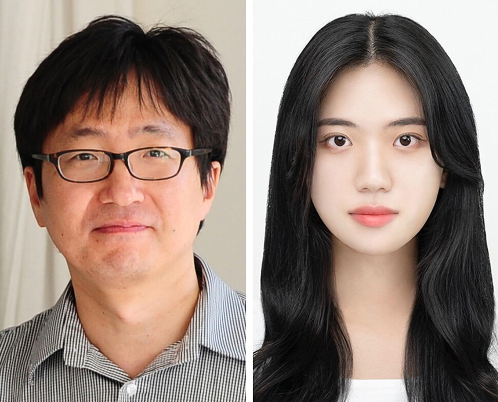 박현호(왼쪽부터) 교수, 김도연 석사과정생 (중앙대학교 제공)