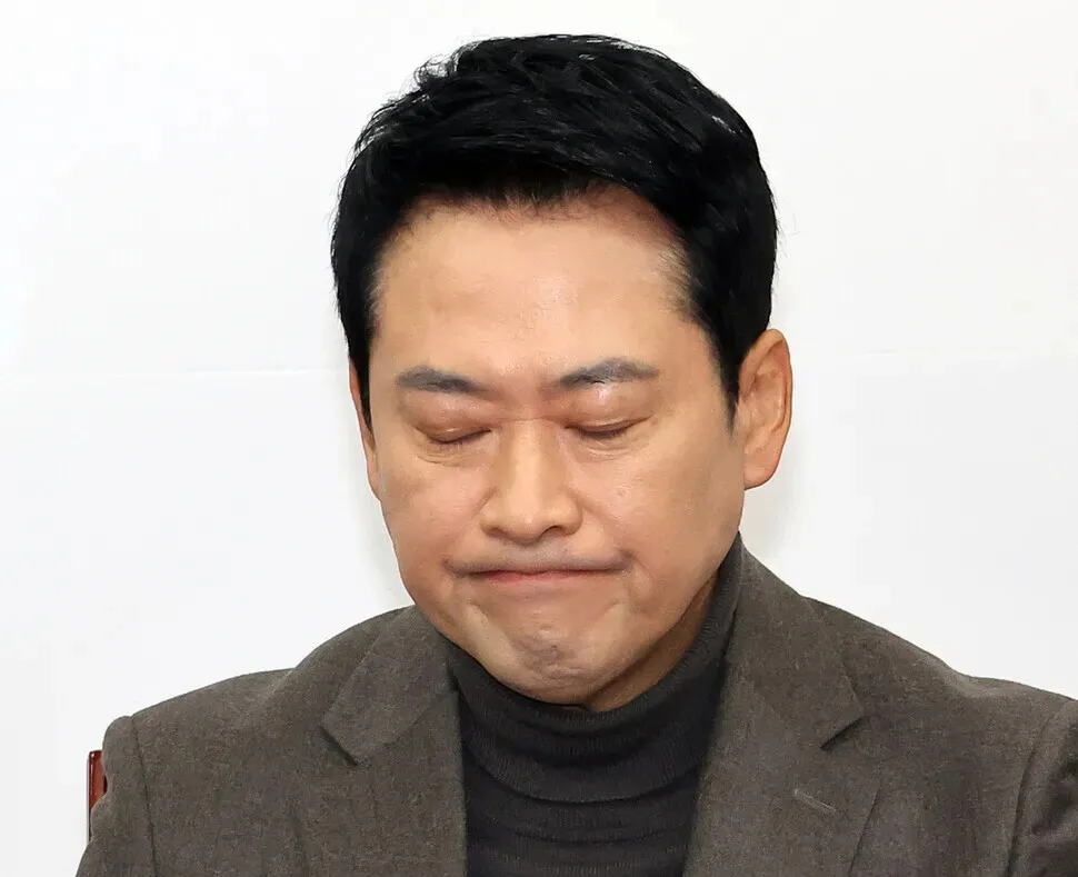 Jang Dong-hyuk, the leader of the opposition People Power Party, attends a party Supreme Council meeting on Feb. 19, 2026. (Yonhap)