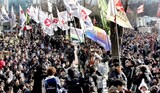 ‘言論五賊’` 指定, 同時抗議文字メッセージ