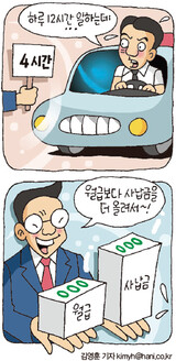 タクシー運転手 月給15万↑、社納金は39万ウォン↑‘からかっているのか’