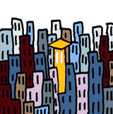 [シン・ヨンボク(申栄福)の絵による思索] 大学空間