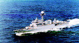 海軍哨戒艦, ペクリョン島付近で沈没
