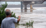 北韓、豪雨のために臨津江水位 最高値 更新