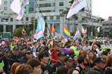 性的少数者の「大邱クィア祭り」を保守キリスト教団体が妨害