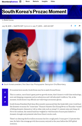 ブルームバーグ「国に気分があるなら韓国には抗うつ剤が必要」