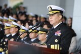 ５年ぶりに韓日海軍参謀総長会談