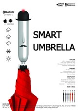 雨を知らせる「スマート傘」、世界中で注目