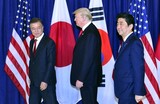 韓米日、北朝鮮経済圧迫による非核化に向け強い意志を表明