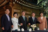 文大統領・４党代表「平和回復のための超党的な取り組みを」共同発表文を採択