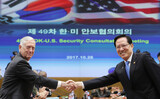 韓米、戦時作戦統制権の移管計画を１年以内に用意