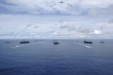 米空母３隻1１～１４日、朝鮮半島周辺で合同訓練