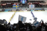 ゴール成功に南北選手がハイタッチ…熱い「チーム・コリア」