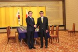 ソ・フン院長と会った河野外相、日本人拉致問題を尋ねる