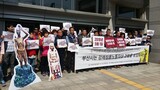 「日帝強制徴用労働者像の建設を保障せよ」