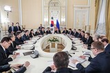 文大統領「南北露協力事業のうち鉄道連結の可能性は最も高い」