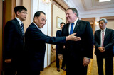 ポンペオ米国務長官、金副委員長と3時間会談…「対話前進させるため努力した」