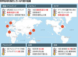 “ヒートドーム”に閉じ込められた北半球、史上最高気温続出