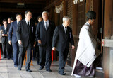安倍首相、今年も靖国神社に玉串料奉納