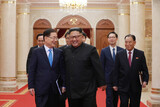 金正恩「朝鮮半島を核兵器・核脅威のない平和の土台に」