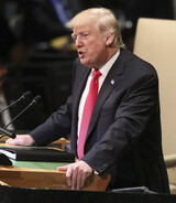 “完全破壊”→“大胆な平和”…１年で１８０度変わったトランプの国連演説