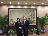 北朝鮮外務副相、北京で中国外交部副部長と会談