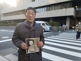 「私が生まれる前日に動員された父親は、ヤスクニに合祀された」