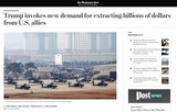 トランプ大統領「駐留費用+５０」を韓国に請求するか…防衛費圧迫強まる見込み