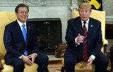 トランプ大統領「３回目の朝米首脳会談、段階を踏むべき」