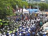 現代重工業、株主総会場を急遽変更して法人分割を可決