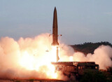 北朝鮮、また飛翔体発射し韓米合同訓練を激しく非難
