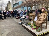 ベルリン少女像前で女性デーに初集会「女性の人権の普遍的象徴」