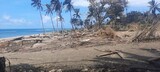 火山灰に覆われていたトンガの滑走路に降り立った軍用機…救援品輸送作戦の第一歩