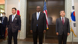 韓米日の防衛相「３カ国のミサイル警報訓練の施行に合意」