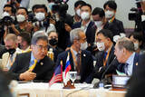 韓国外相、中ロ念頭に「力による現状変更は容認できない」