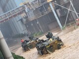 韓国海兵隊の上陸突撃装甲車、水火も辞さず浦項で大活躍