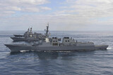 韓米日イージス艦、東海で北朝鮮の弾道ミサイル防衛訓練