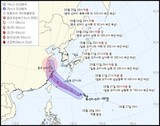 台風１１号「ハイクイ」中国へ…１～２日に南部地方と済州に間接的な影響